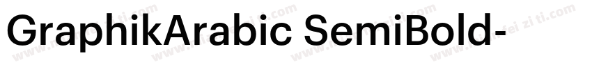 GraphikArabic SemiBold字体转换